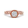 Load image into Gallery viewer, infinity-cushion-halo-diamond-engagement-ring-with-orange-sapphire-in-rose-gold-FD9126CURGSAOR-NL-RG_15513847-8fcd-4188-aaa0-a42d718af63d?v=1757924891