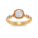 Load image into Gallery viewer, infinity-cushion-halo-diamond-engagement-ring-with-orange-sapphire-in-yellow-gold-FD9126CURGSAORANGLE5-NL-YG_b38bc48f-2dbf-48a3-8ff2-d28e5da3db81?v=1757924892