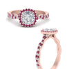 Load image into Gallery viewer, infinity-cushion-halo-diamond-engagement-ring-with-pink-sapphire-in-rose-gold-FD9126CURGSADRPIANGLE3-NL-RG_a3cc3e58-3dd4-40a2-b367-9dfbb45b47f1?v=1757924891