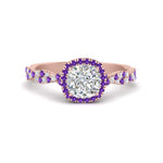 Load image into Gallery viewer, infinity-cushion-halo-diamond-engagement-ring-with-purple-topaz-in-rose-gold-FD9126CURGVITO-NL-RG_92feb955-4534-41db-9d8d-b2c50cab58b4?v=1757924892