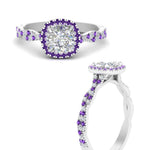 Load image into Gallery viewer, infinity-cushion-halo-diamond-engagement-ring-with-purple-topaz-in-white-gold-FD9126CURGVITOANGLE3-NL-WG_9995be0d-f9fc-45ce-9723-a9afaf8b6843?v=1757924892