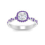 Load image into Gallery viewer, infinity-cushion-halo-diamond-engagement-ring-with-purple-topaz-in-white-gold-FD9126CURGVITOANGLE5-NL-WG_b7502776-ef1f-4982-9598-11788a9f9f1b?v=1757924892