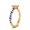 Load image into Gallery viewer, infinity-cushion-halo-diamond-engagement-ring-with-sapphire-in-yellow-gold-FD9126CURGSABLANGLE2-NL-YG_df9cbbff-4ca1-4a41-947f-b2d19b540a7f?v=1757924891