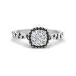 Load image into Gallery viewer, infinity-cushion-halo-engagement-ring-with-black-diamond-in-white-gold-FD9126CURGBLACK-NL-WG_d78932cd-d7fe-41ff-9e83-8dee7a85d184?v=1757924891