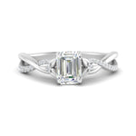 Load image into Gallery viewer, emerald-cut-lab-diamond-infinity-engagement-ring-in-FD9986R5-EM-NL-WG