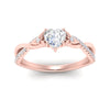 Load image into Gallery viewer, infinity-daisy-floral-heart-shaped-diamond-engagement-ring-in-rose-gold-FD9986HTR-NL-RG