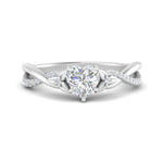 Load image into Gallery viewer, infinity-daisy-floral-heart-shaped-diamond-engagement-ring-in-white-gold-FD9986HTR-NL-WG