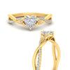 Load image into Gallery viewer, infinity-daisy-floral-heart-shaped-diamond-engagement-ring-in-yellow-gold-FD9986HTR-NL-YG
