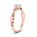 Load image into Gallery viewer, infinity-daisy-floral-heart-shaped-orange-sapphire-engagement-ring-in-rose-gold-FD9986HTRGSAOR-NL-RG