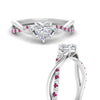 Load image into Gallery viewer, infinity-daisy-floral-heart-shaped-pink-sapphire-engagement-ring-in-white-gold-FD9986HTRGSADRPI-NL-WG