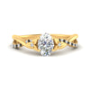 Load image into Gallery viewer, infinity-daisy-floral-oval-shaped-black-diamond-engagement-ring-in-yellow-gold-FD9986OVRGBLACK-NL-YG