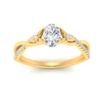 Load image into Gallery viewer, infinity-daisy-floral-oval-shaped-diamond-engagement-ring-in-yellow-gold-FD9986OVR-NL-YG