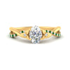 Load image into Gallery viewer, infinity-daisy-floral-oval-shaped-emerald-engagement-ring-in-yellow-gold-FD9986OVRGEMGR-NL-YG