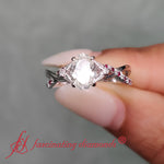 Load image into Gallery viewer, infinity-daisy-floral-oval-shaped-ruby-engagement-ring-in-white-gold-FD9986OVRGRUDR-NL-WG