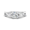 Load image into Gallery viewer, infinity-daisy-floral-radiant-cut-diamond-engagement-ring-in-white-gold-FD9986RAR-NL-WG