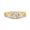 Load image into Gallery viewer, infinity-daisy-floral-radiant-cut-diamond-engagement-ring-in-yellow-gold-FD9986RAR-NL-YG