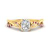 Load image into Gallery viewer, infinity-daisy-floral-radiant-cut-pink-sapphire-engagement-ring-in-yellow-gold-FD9986RARGSADRPI-NL-YG