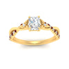 Load image into Gallery viewer, infinity-daisy-floral-radiant-cut-ruby-engagement-ring-in-yellow-gold-FD9986RARGRUDR-NL-YG