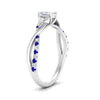 Load image into Gallery viewer, infinity-daisy-floral-radiant-cut-sapphire-engagement-ring-in-white-gold-FD9986RARGSABL-NL-WG