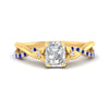 Load image into Gallery viewer, infinity-daisy-floral-radiant-cut-sapphire-engagement-ring-in-yellow-gold-FD9986RARGSABL-NL-YG