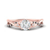 Load image into Gallery viewer, infinity-daisy-floral-round-cut-black-diamond-engagement-ring-in-rose-gold-FD9986RORGBLACK-NL-RG