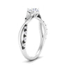 Load image into Gallery viewer, infinity-daisy-floral-round-cut-black-diamond-engagement-ring-in-white-gold-FD9986RORGBLACK-NL-WG