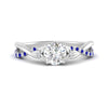 Load image into Gallery viewer, infinity-daisy-floral-round-cut-sapphire-engagement-ring-in-white-gold-FD9986RORGSABL-NL-WG