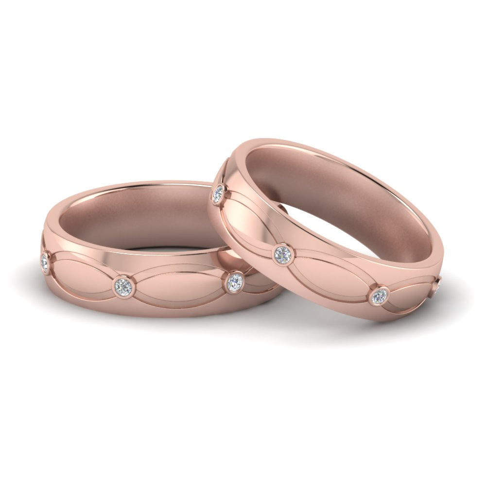 Infinity Diamond Lesbian Wedding Rings – Fascinating Diamonds