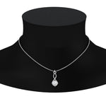 Load image into Gallery viewer, Infinity Solitaire Pendant