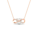 Load image into Gallery viewer, infinity-diamond-two-tone-pendant-necklace-in-FDPD11206-NL-RG.jpg