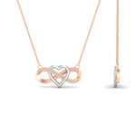 Load image into Gallery viewer, infinity-diamond-two-tone-pendant-necklace-in-FDPD11206-NL-RG.jpg