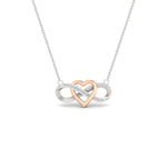 Load image into Gallery viewer, infinity-diamond-two-tone-pendant-necklace-in-FDPD11206-NL-WG.jpg