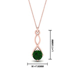 Load image into Gallery viewer, Infinity Solitaire Pendant