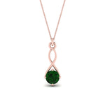 Load image into Gallery viewer, Infinity Solitaire Pendant