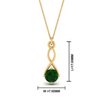 Load image into Gallery viewer, Infinity Solitaire Pendant