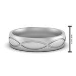 Load image into Gallery viewer, Infinity Grooved Mens Gold Ring