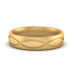 Load image into Gallery viewer, Infinity Grooved Mens Gold Ring