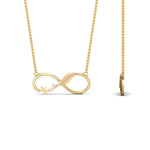 Load image into Gallery viewer, infinity-name-necklace-in-FDPD11295-NL-YG