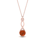 Load image into Gallery viewer, Infinity Solitaire Pendant