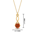 Load image into Gallery viewer, Infinity Solitaire Pendant