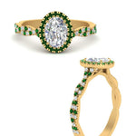 Load image into Gallery viewer, infinity-oval-halo-diamond-engagement-ring-with-emerald-in-yellow-gold-FD9126OVRGEMGRANGLE3-NL-YG_bec23bd7-17de-4672-bb8c-4cdc1b9f8956?v=1757924932