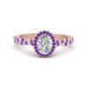 Load image into Gallery viewer, infinity-oval-halo-diamond-engagement-ring-with-purple-topaz-in-rose-gold-FD9126OVRGVITO-NL-RG_f31275df-0dc4-4b59-a752-c930ca45c58f?v=1757924932