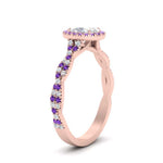 Load image into Gallery viewer, infinity-oval-halo-diamond-engagement-ring-with-purple-topaz-in-rose-gold-FD9126OVRGVITOANGLE2-NL-RG_4c857c6a-1664-4f46-9002-7d03b70ea247?v=1757924932