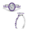 Load image into Gallery viewer, infinity-oval-halo-diamond-engagement-ring-with-purple-topaz-in-white-gold-FD9126OVRGVITOANGLE3-NL-WG_7ddc143b-6e6e-4f1f-b645-34fe1cc5850e?v=1757924932