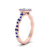 Load image into Gallery viewer, infinity-oval-halo-diamond-engagement-ring-with-sapphire-in-rose-gold-FD9126OVRGSABLANGLE2-NL-RG_1d5f770b-c611-427e-9e36-c1572a9205e3?v=1757924931