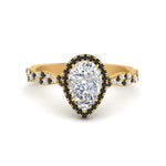Load image into Gallery viewer, infinity-pear-halo-black-diamond-engagement-ring-in-yellow-gold-FD9126PERGBLACK-NL-YG_2a555909-dd56-4f03-b258-b3f37e6cc7da?v=1757924943