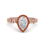 Load image into Gallery viewer, infinity-pear-halo-orange-sapphire-engagement-ring-in-rose-gold-FD9126PERGSAOR-NL-RG_8c1ca291-9fb1-46e3-846f-a337e94c3d05?v=1757924943