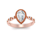 Load image into Gallery viewer, infinity-pear-halo-orange-sapphire-engagement-ring-in-rose-gold-FD9126PERGSAORANGLE5-NL-RG_f9b84e28-9ce7-441f-960a-33030ea17447?v=1757924943