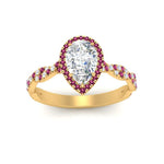 Load image into Gallery viewer, infinity-pear-halo-pink-sapphire-engagement-ring-in-yellow-gold-FD9126PERGSADRPIANGLE5-NL-YG_abfb5041-4827-4c60-99c0-15a9c3c9d15b?v=1757924943