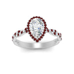 Load image into Gallery viewer, infinity-pear-halo-ruby-engagement-ring-in-white-gold-FD9126PERGRUDRANGLE5-NL-WG_a294899d-a388-443e-ac07-27277f310d38?v=1757924942
